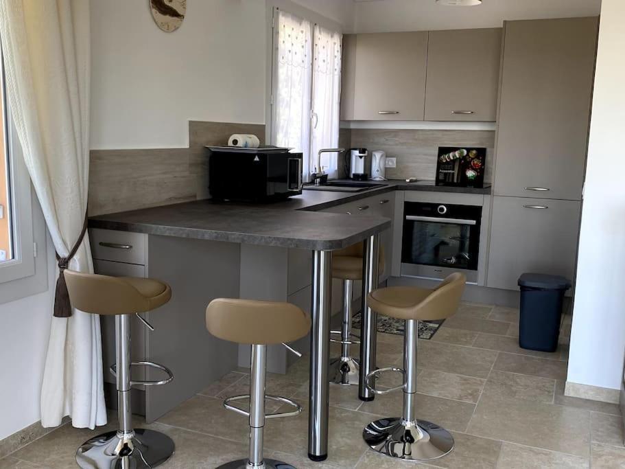 Agréable appartement vue mer Les Issambres Esterno foto