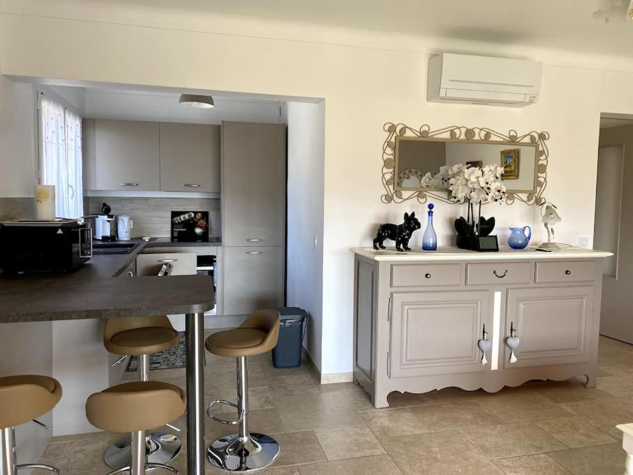 Agréable appartement vue mer Les Issambres Esterno foto
